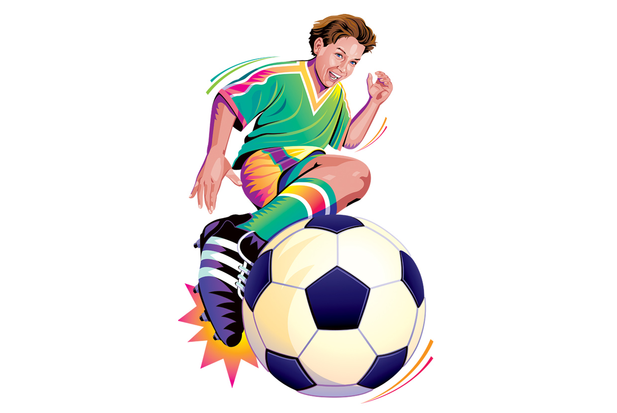 Football Player Vector | Free Download Clip Art | Free Clip Art ...