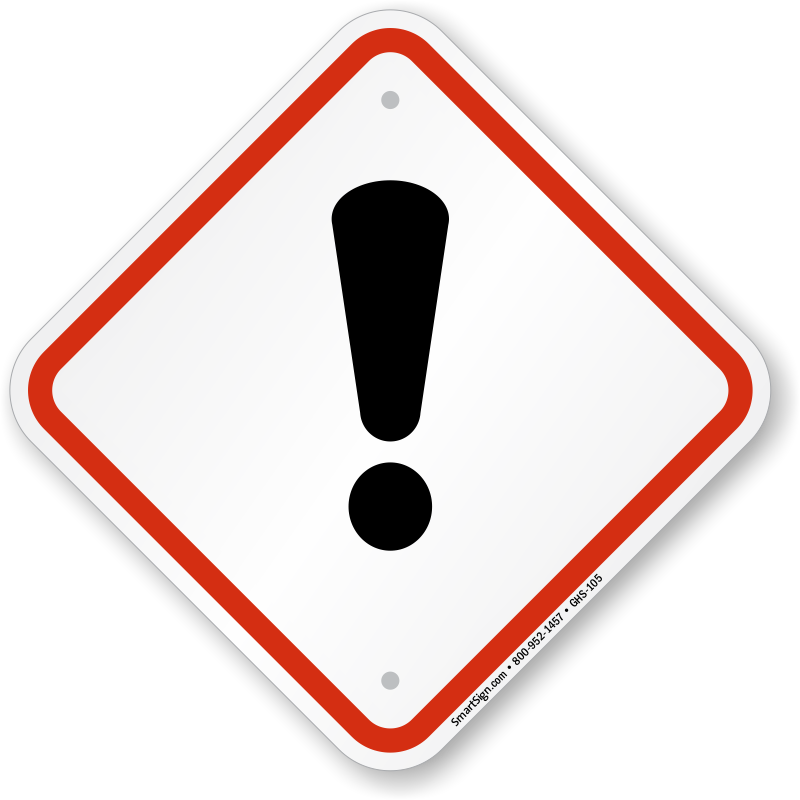 Chemical Hazard Signs, Chemical Safety Signs