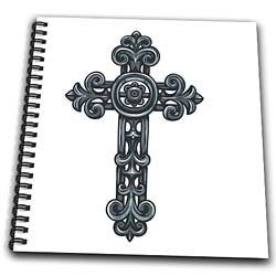 Ornate Christian Cross - Drawing Book 8 X 8 Inch: Arts ...