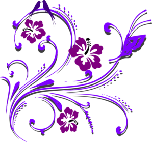 <b>Purple</b> Butterfly Scroll <b>clip art</b> - vector <b>clip art</b> online, royalty <b>...</b>