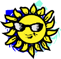 Sunshine Smiley Face Clip Art