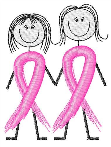 People Embroidery Design: Breast Cancer Ribbon from Embroidery ...