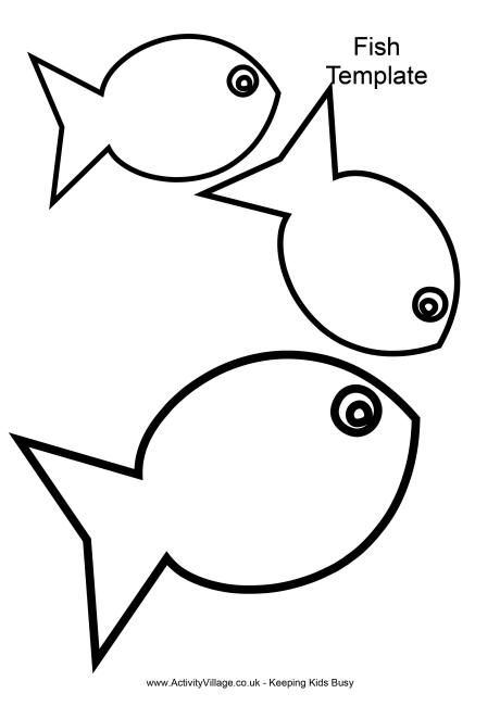 Fish Template | Tag Templates ...