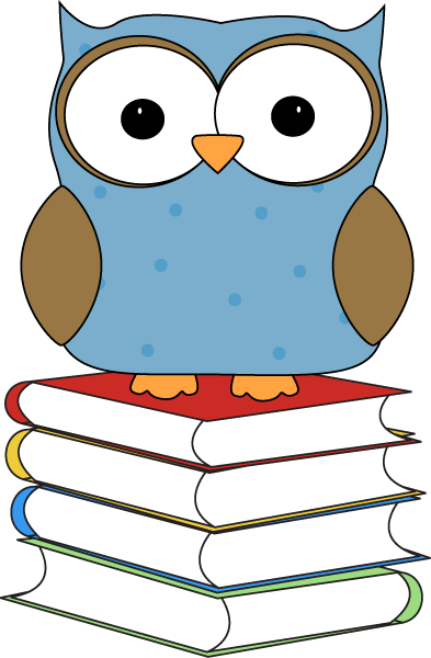 Owl Stack Of Books Clipart - Free Clipart Images