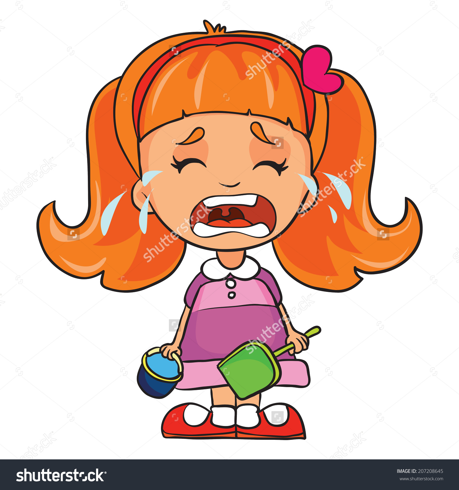 crying girl clipart - photo #21