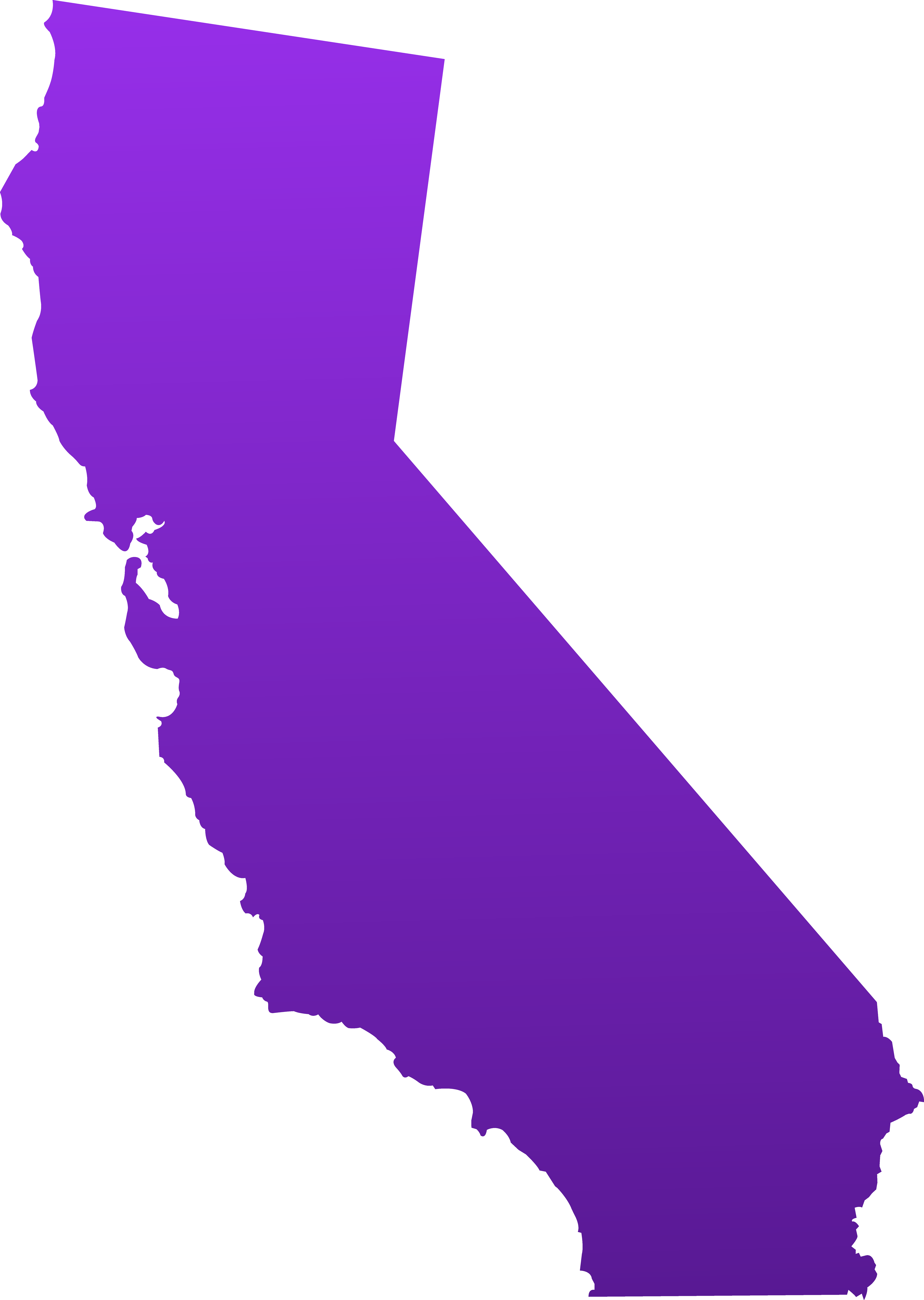 Clipart california map