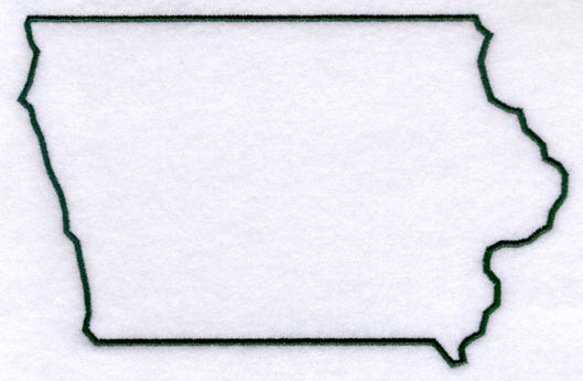 Gallery For > Iowa Outline Clipart