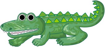 Cartoon Alligator