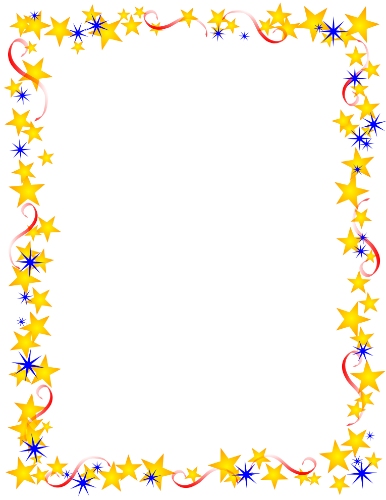The Red, Blue and Gold Stars Border is mix of patriotic and regal colors and themes. It is versatile because it can be used for both election and political ...