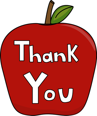 Clip Art > Thank You Apple - Free Clipart Images