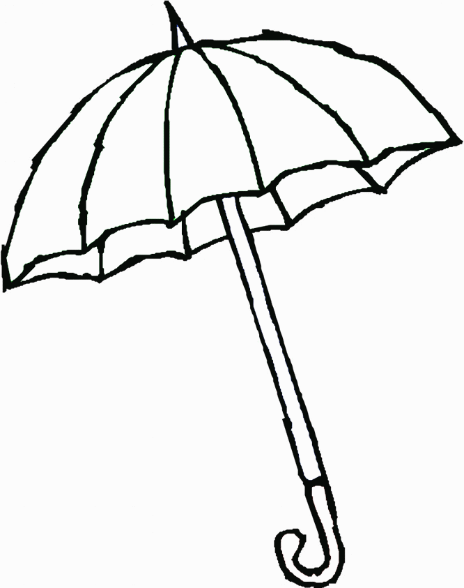 Umbrella Coloring Page - AZ Coloring Pages