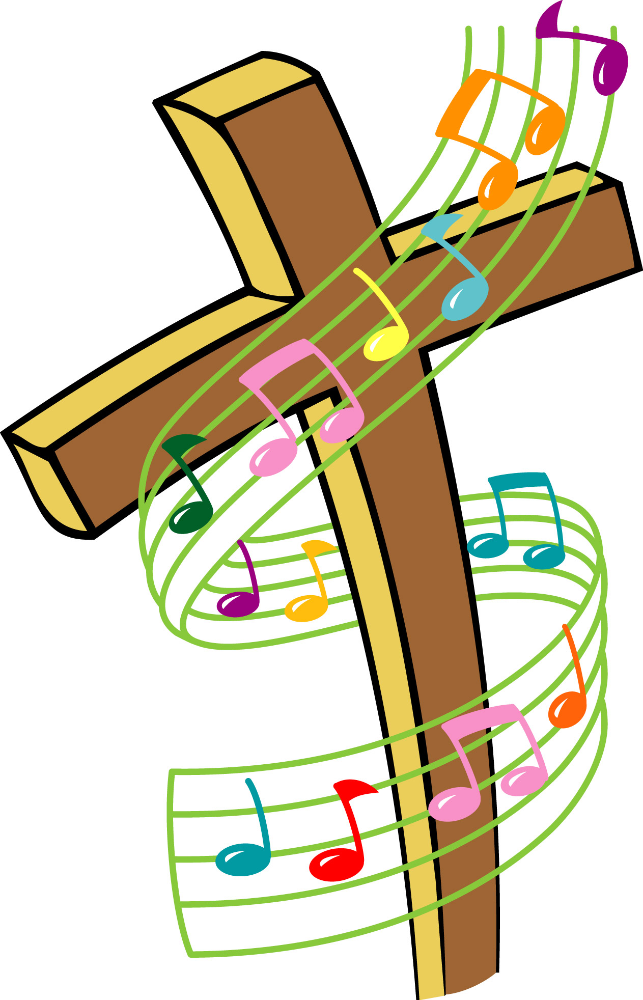 Pix For > Christian Music Clip Art