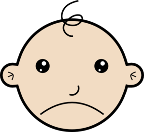 Sad Baby Clip Art - vector clip art online, royalty ...