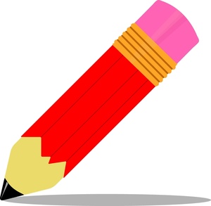 Pencil Clipart Image - Cartoon Pencil Drawing