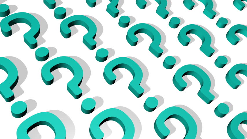 Question Mark Looping Animated Background - Shutterstock #3073903 ...
