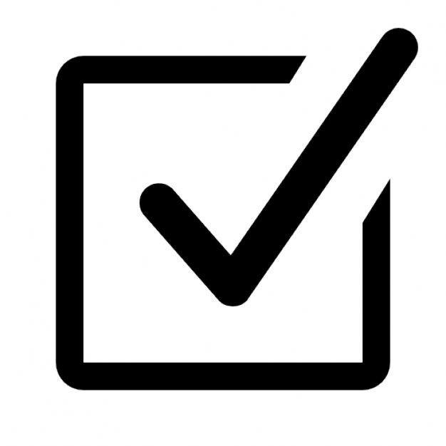 Small checked box - icon - Interface | Pixempire