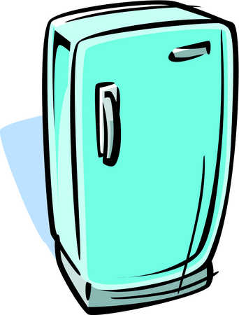 Refrigerator cartoon clipart