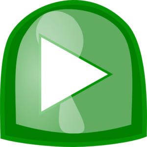Green Play Button clip art - vector clip art online, royalty free ...