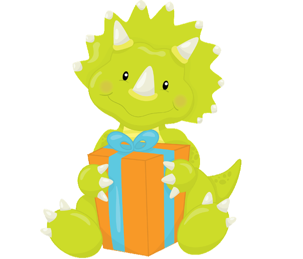 dinosaur birthday clipart - photo #1