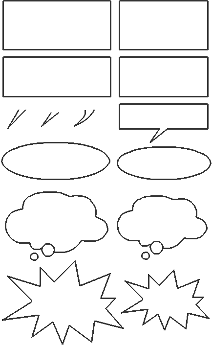 speech bubbles template - speech bubbles template vector