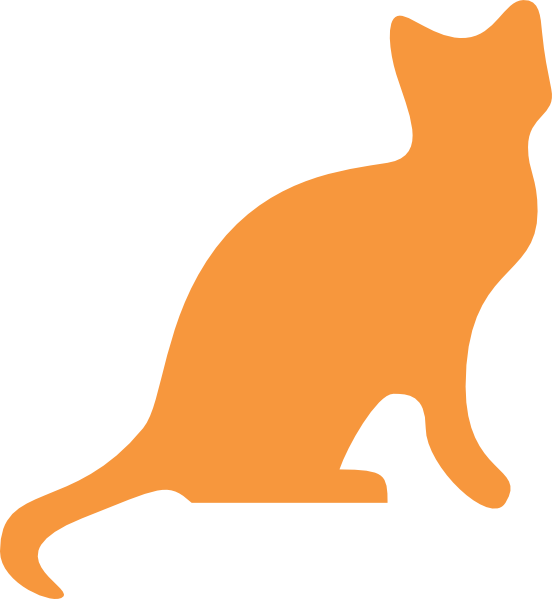 Orange Cat Clipart