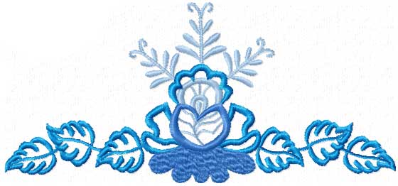 591 views 4-Hobby.com - Machine Embroidery Designs :: Flowers :: Blue ...