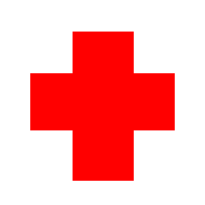 Red Cross Circle 2 clip art - vector clip art online, royalty free ...