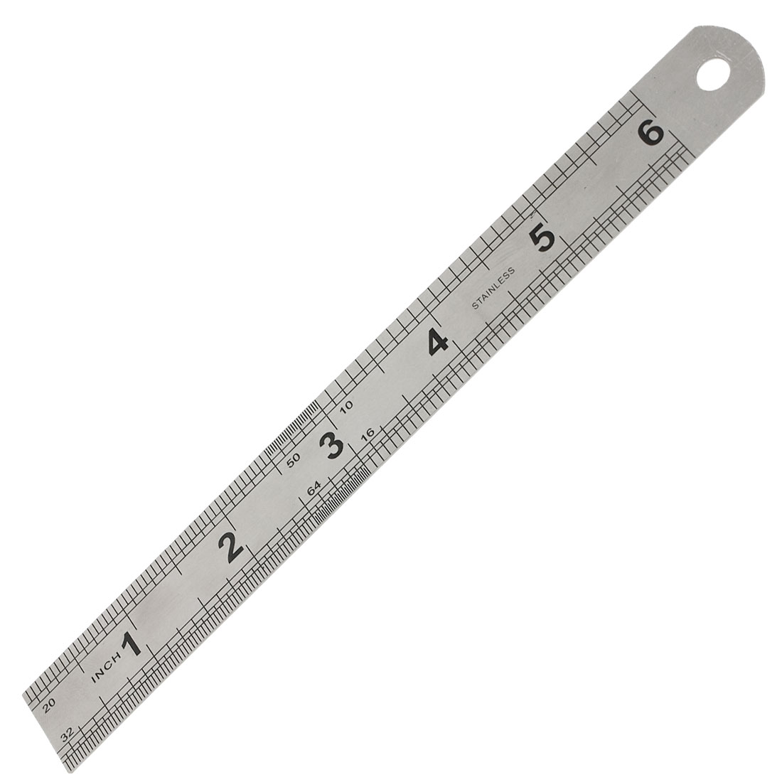 Stainless Steel Metric Imperial Straight Ruler 15cm 6 Inch