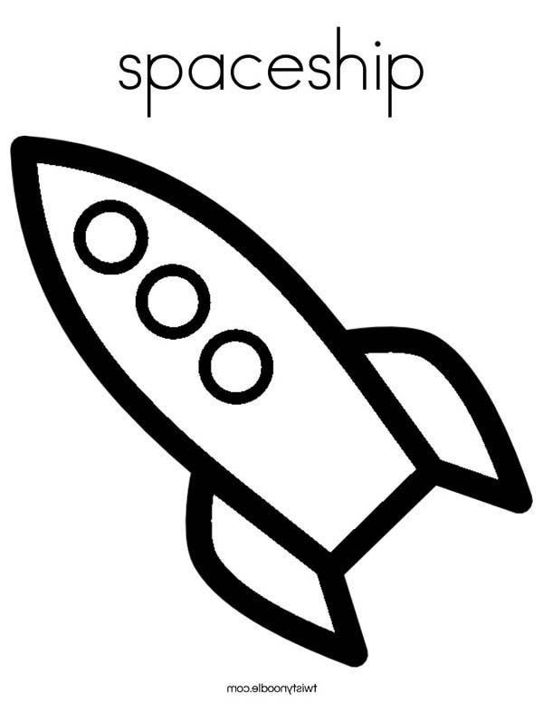 spaceship rocket coloring page - Download & Print Online Coloring ...