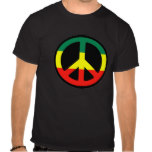 Rasta Peace-Sign Shirts from Zazzle.