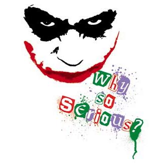 Heath Ledger Joker Tee Shirt - Why So Serious - Dark Knight T-