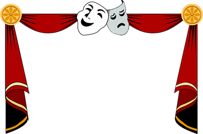 Curtains theater artists - Curtains clip art