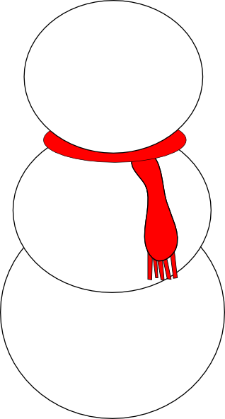 snowman face clip art