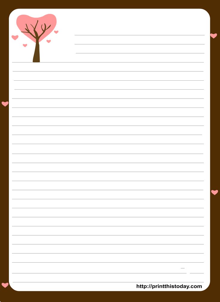 Stationary Printable | Note Paper ...