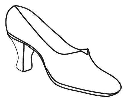 Outline Of A Shoe | Free Download Clip Art | Free Clip Art | on ...