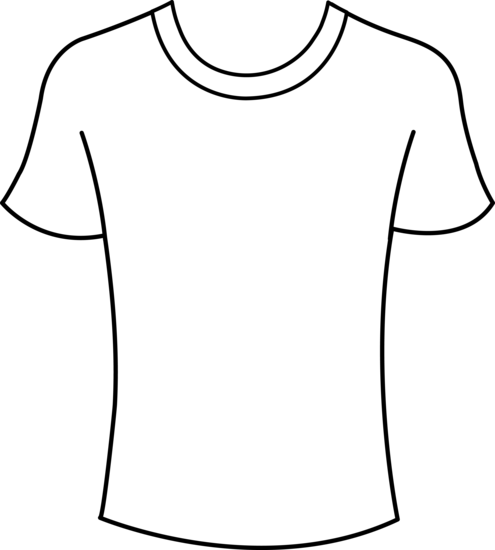 plain white t-shirt clip art