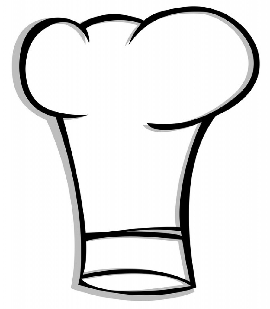 Chef Hat Coloring Page ClipArt Best