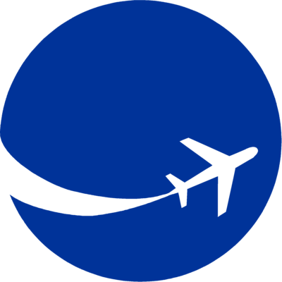 Airplane logo clipart