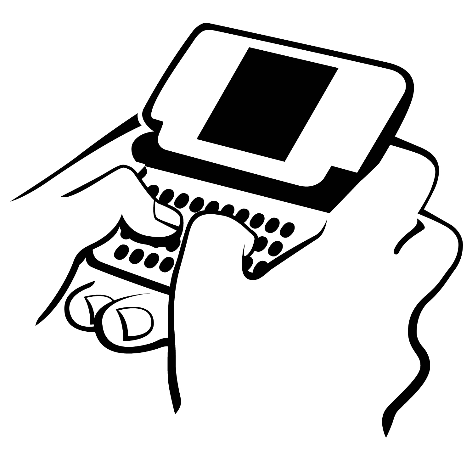 Texting Clip Art - Tumundografico