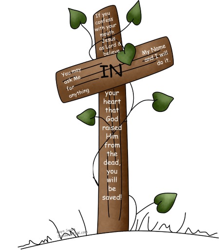 Cross And Bible Clipart