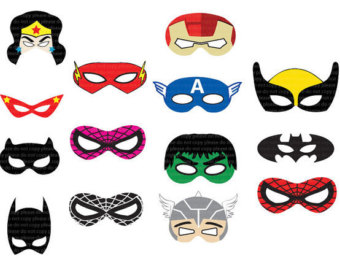 Best Photos of Printable Superhero Masks - Superhero Mask Cut Out ...