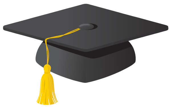 Graduation cap clipart no backgroung