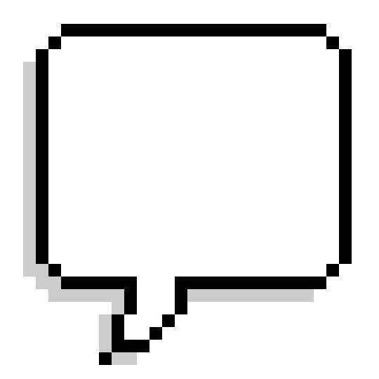 Make a Pixel Speech Bubble