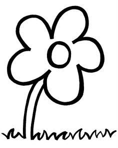 Flower Template With Roots For Preschool - ClipArt Best