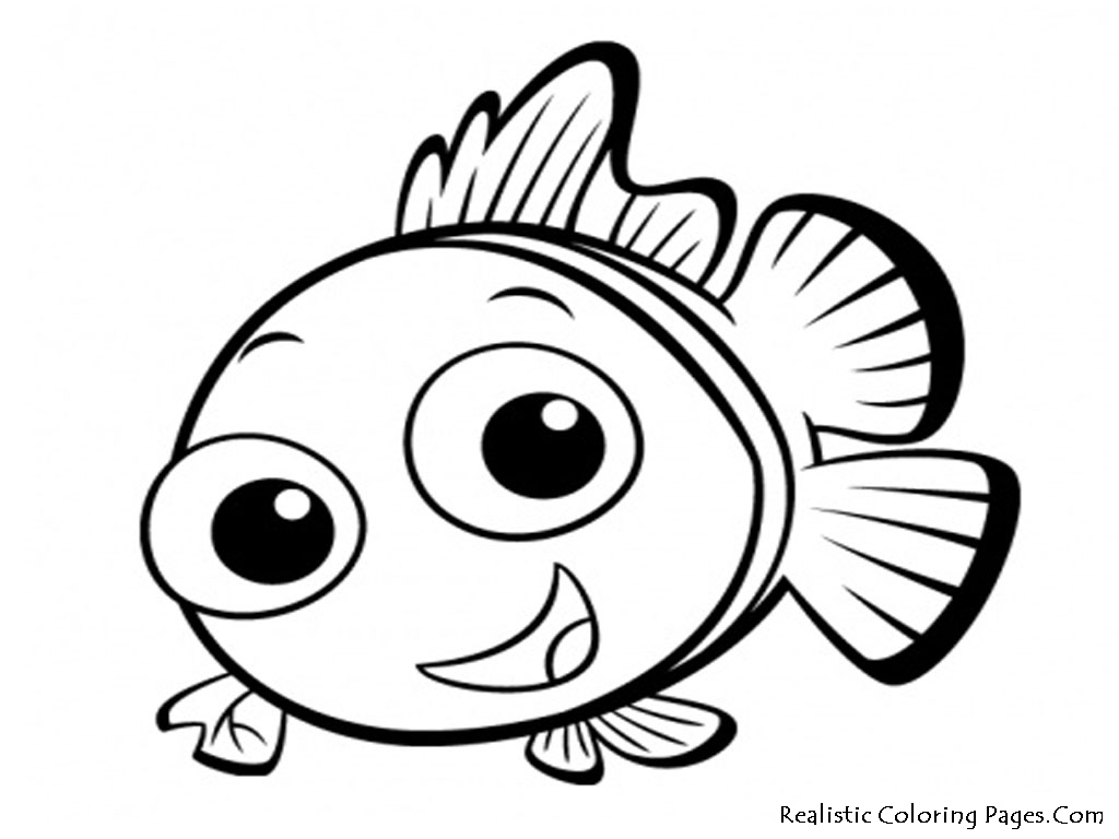 School Of Fish Coloring Page - Free Clipart Images