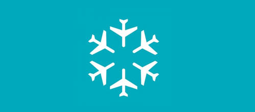 25 Simple Yet Creative Designs of Snowflake Logo | Naldz Graphics