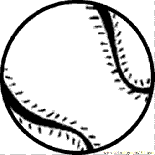 Sideway Baseball Ball Clipart