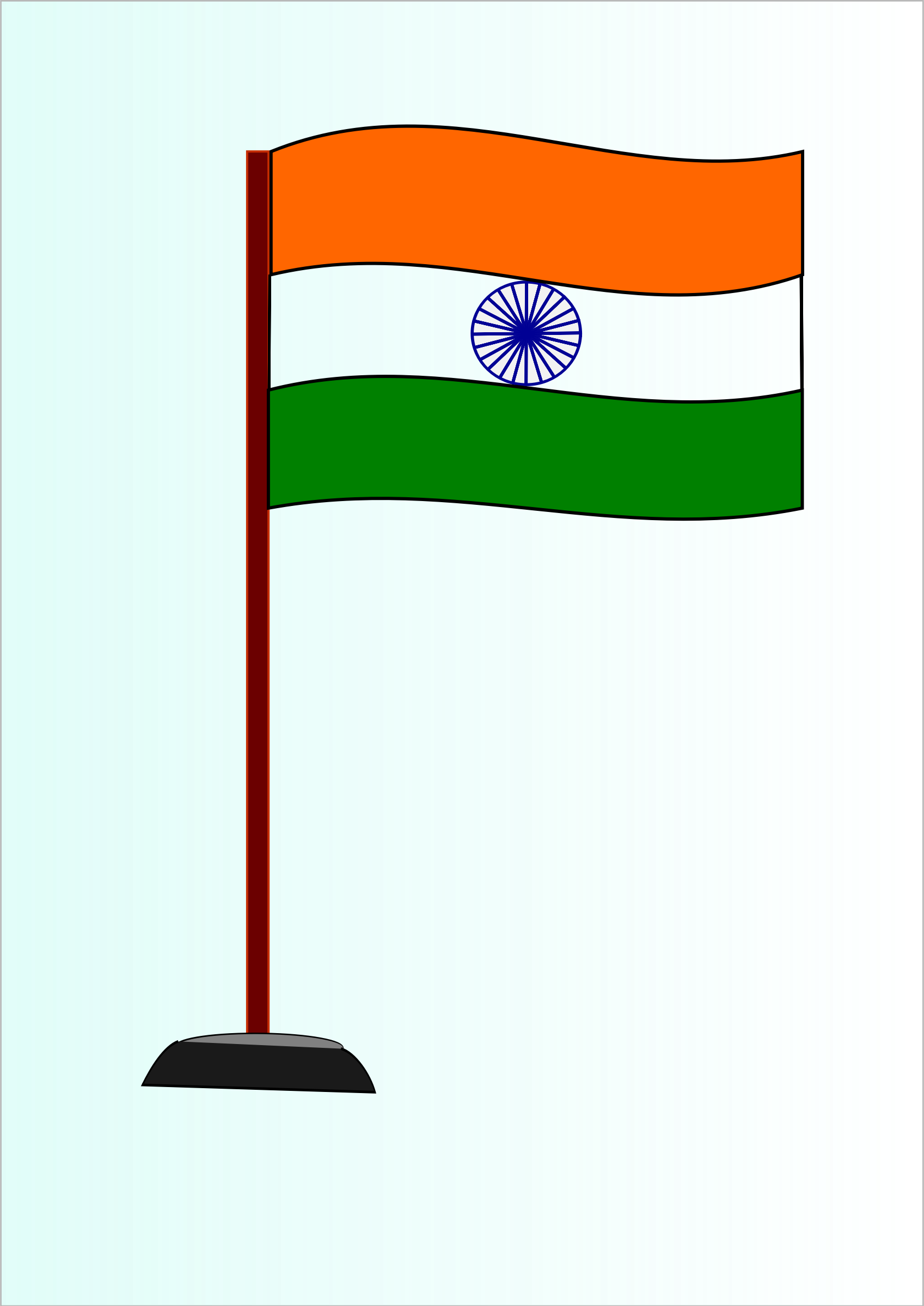 National Flag Of India Clipart