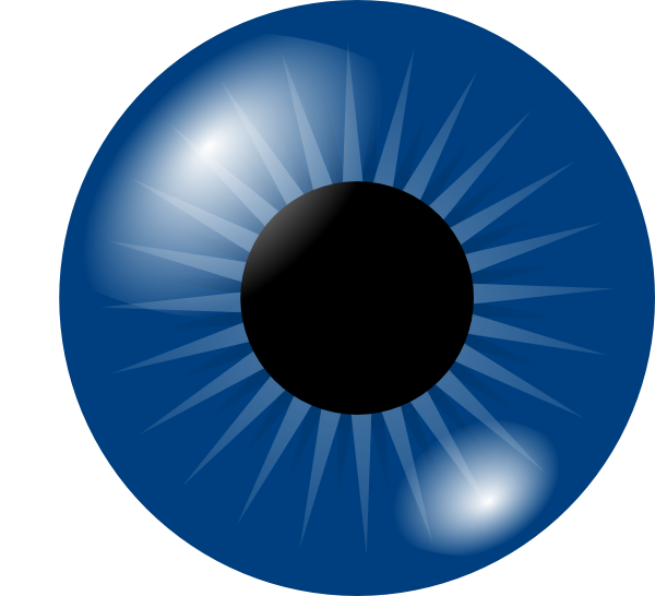 Dark Blue Eye SVG Downloads - Vector graphics - Download vector ...