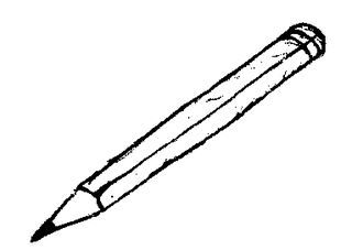 Heft und stift clipart